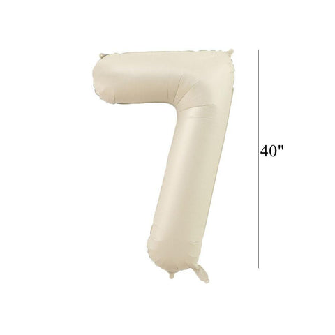 Bear Balloon with Heart Creamy Caramel Balloon-HA00733-Veeddydropshipping