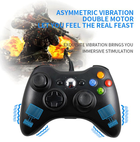 Xbox Wired Gamepad 2.4G Wireless Dual Vibration Android PC PS3 Console -CE01377-Veeddydropshipping