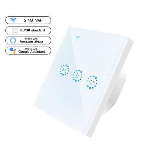 WiFi Roller Shutter Switch WiFi Curtain Blinds Touch Switch Control Garage Door-TI01079-Veeddydropshipping
