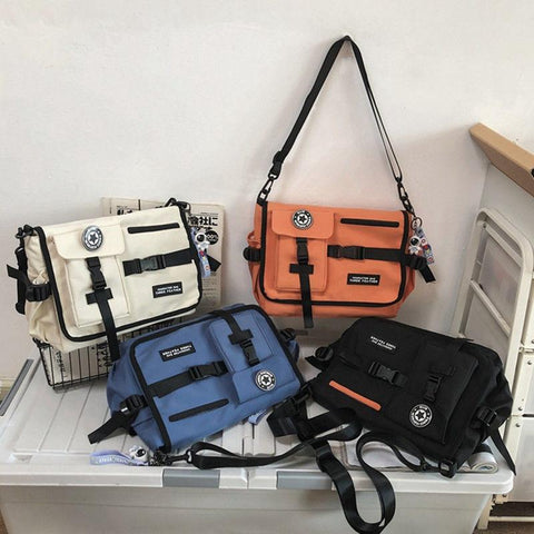Bag Bags Youth Male Women Large Capacity Messenger-BS00368-Veeddydropshipping