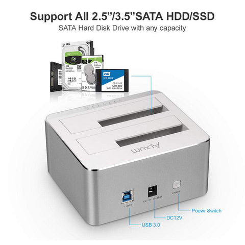 Dual  Docking Station Hard Disk Drive with Offline Clon-CO00960-Veeddydropshipping