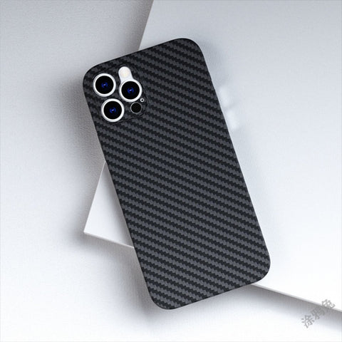 ultra thin 0.3mm PP carbon fiber pattern all-inclusive mobile phone case for iphone-PA00189-Veeddydropshipping