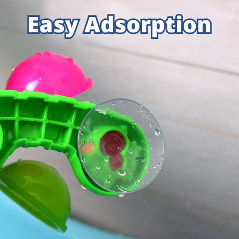 Baby Bath Toys Colorful Waterwheel Bathing Sucker Bathtub Water Spray-TB00493-Veeddydropshipping