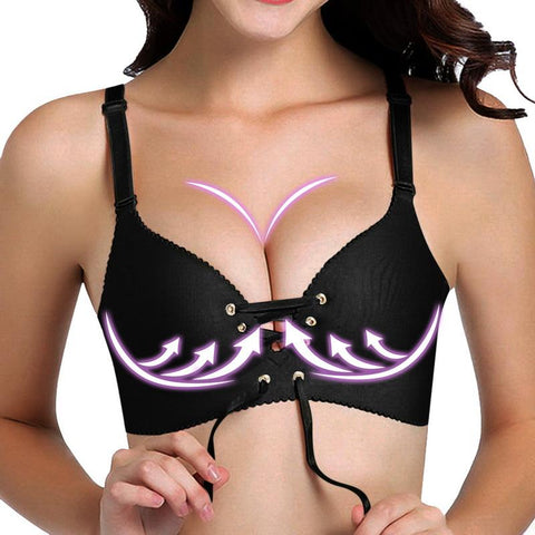 Sexy Bandage Straps Bra Underwear No Steel Ring-Veeddydropshipping