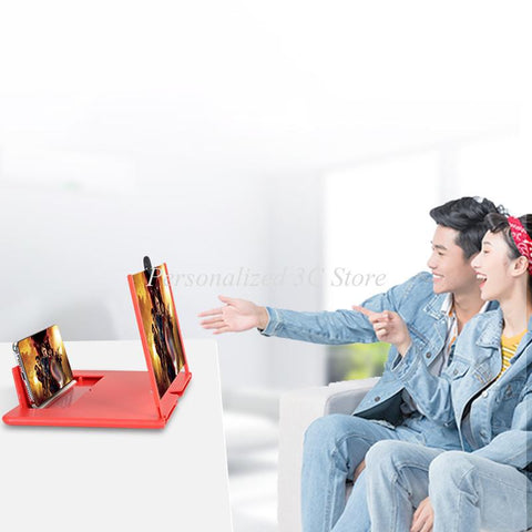 12/10 Inches 3D Screen Amplifier Mobile Phone Screen Video Magnifier for Smartphone Enlarged-PA00702-Veeddydropshipping