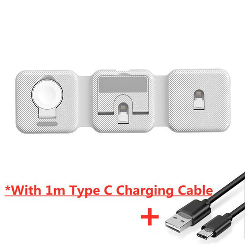 18W 3 in 1 Magnetic Wireless Charger Stand Pad for iPhone-PA01065-Veeddydropshipping