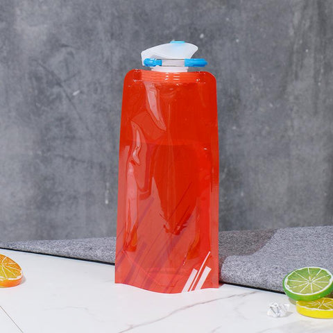 Water Bottle PE Sports Water Bag Portable Soft Flask Squeeze Outdoor Hiking-OS01304-Veeddydropshipping
