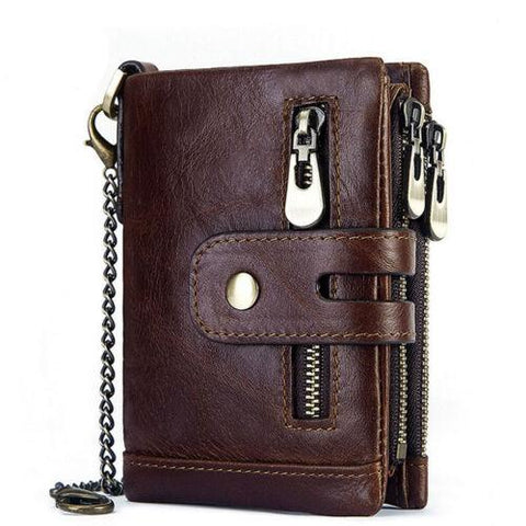 Blocking Wallet Genuine Leather Purse-MF00784-Veeddydropshipping