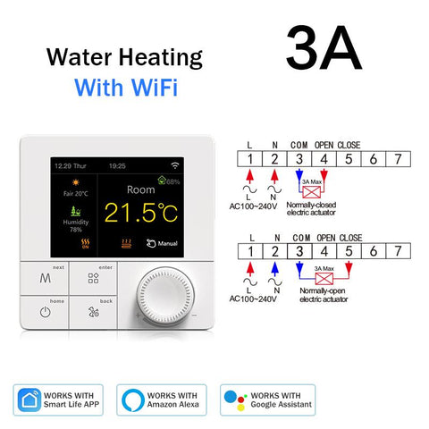 Tuya  WiFi Thermostat Electric Floor Heating Water/Gas Boiler Smart Termostato-TI01008-Veeddydropshipping