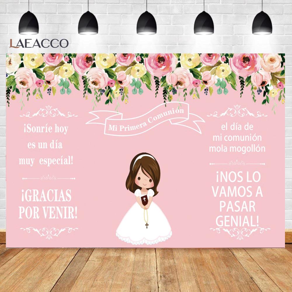My First Communion Baby Shower Birthday Girl Baptism Photography Background -CE00330-Veeddydropshipping