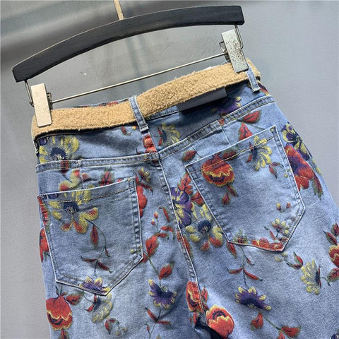 Woman High-Waist Loose-Fit Pants-WF00527-Veeddydropshipping