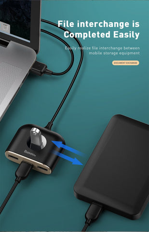 Type C  HUB LED USB Splitter HUB-CO00135-Veeddydropshipping