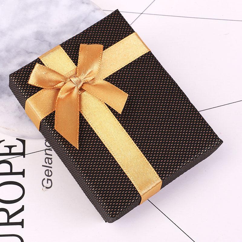 jewelry organizer shape Black box Earrings bow case Square-JW01706-Veeddydropshipping