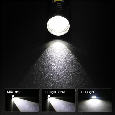 Portable Rechargeable Zoom LED Flashlight XP-G Q5 Flash Light Torch-TI00780-Veeddydropshipping