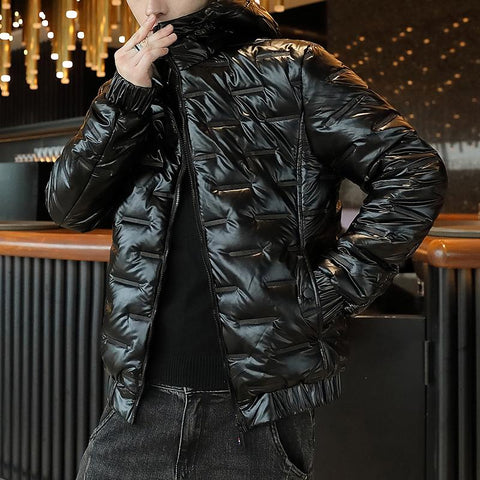 Parka Thickened Warm  Waterproof Jackets Male-MF01190-Veeddydropshipping