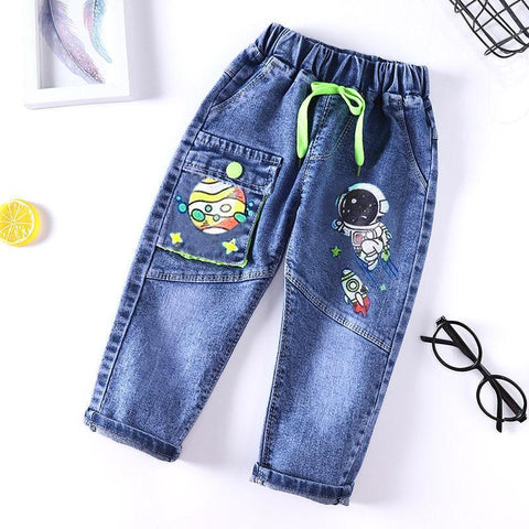 Kids Boys jeans Spring and Autumn Single Pants 2023 New Trousers-TB01307-Veeddydropshipping