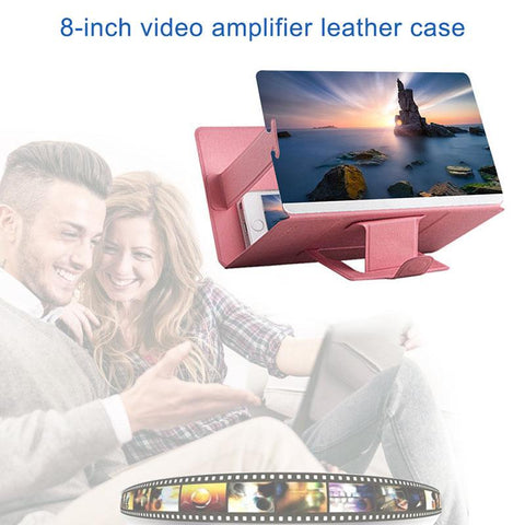 Magnifier for phone Universal 3D Screen HD Video Amplifier Magnifying Glass Stand Bracket-PA00761-Veeddydropshipping