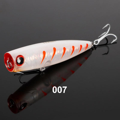 105mm 24g Topwater Popper Fishing Lures Wobblers Long Casting Artificial Hard -OS00376-Veeddydropshipping