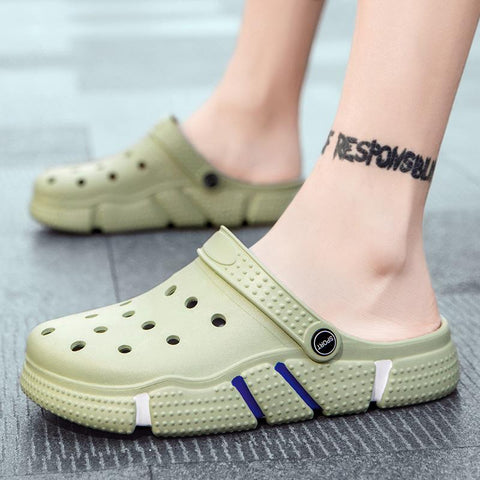 Wear-resistant Clogs Garden Shoes Hole Shoes Outdoor Baotou-BS01501-Veeddydropshipping
