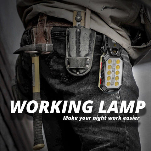 Powerful COB Work Light Rechargeable LED Flashlight Adjustable Waterproof-TI00770-Veeddydropshipping