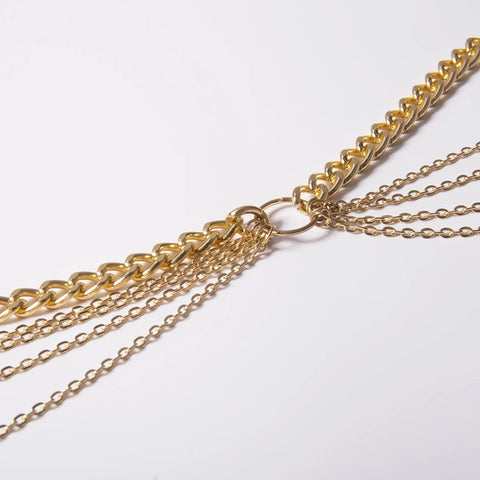 Multi Layer Waist Chain Belt for Women Alloy Metal Gold Color-JW01364-Veeddydropshipping