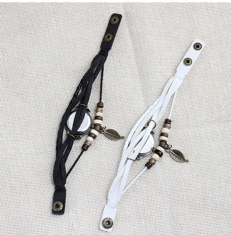 Leather Vintage Quartz Dress Watch Bracelet Wristwatches watch -JW00898-Veeddydropshipping