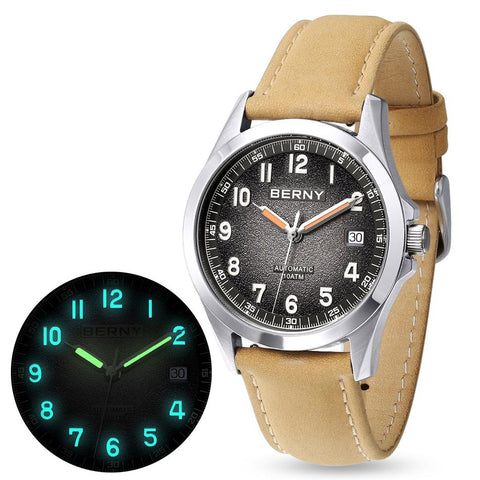Frosted Automatic Watch Men Luminous Mechanical Wristwatch -JW00681-Veeddydropshipping
