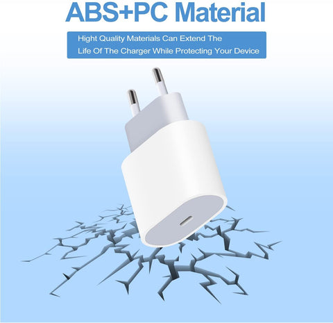 Wholesale 20W Fast Charging PD USB C Charger Power Adapter EU Plug PD Type C-PA00381-Veeddydropshipping