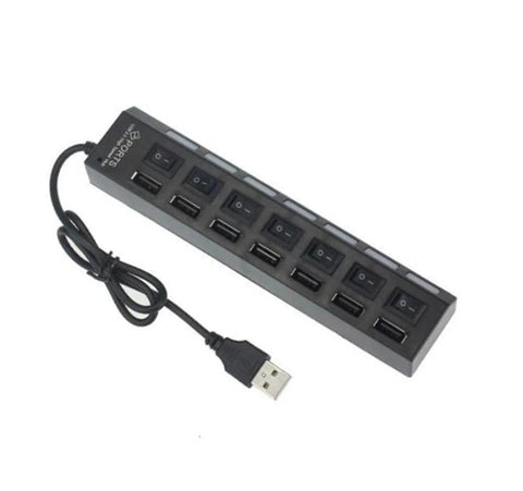 switch extension hub 7-port USB2.0 hub Computer USB extension hub one drag seven -CE00158-Veeddydropshipping