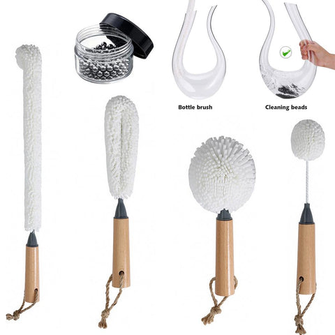 Foam bottle brush Flexible Set Cleaner-HA01078-Veeddydropshipping