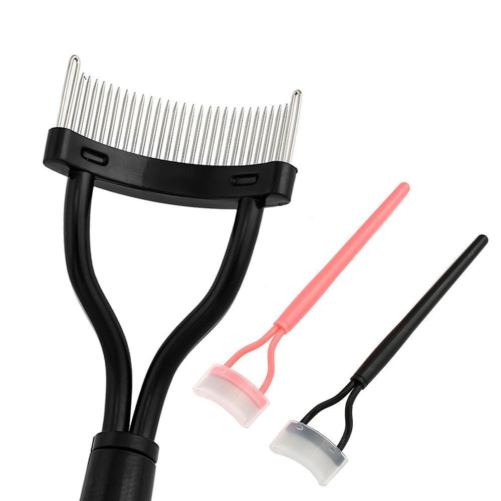 Eyelash Curler Metal Eyelash Brush Comb-BH00763-Veeddydropshipping