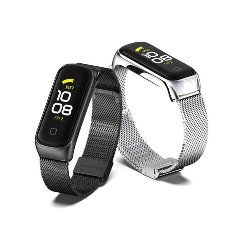 For Samsung Galaxy Fit 2 Straps Leather Bracelet Soft Silicone Sport Band -CE00521-Veeddydropshipping