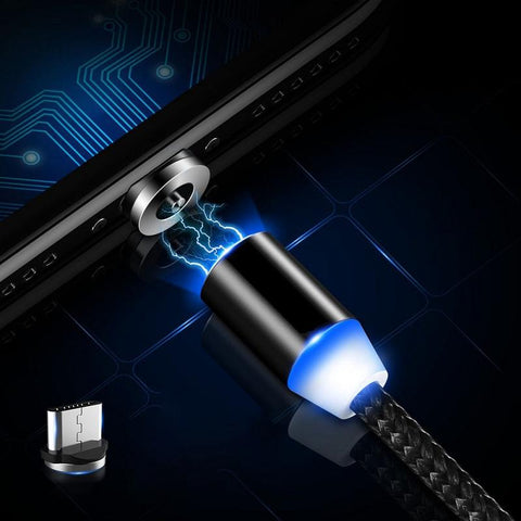 Round Magnetic Cable Plug 8 Pin Mini USB Plugs Fast Charging Phone-CE00106-Veeddydropshipping