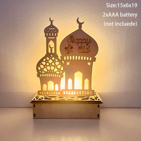 Muslim Ramadan Kareem Decoration Candle Led Lights-HA00350-Veeddydropshipping