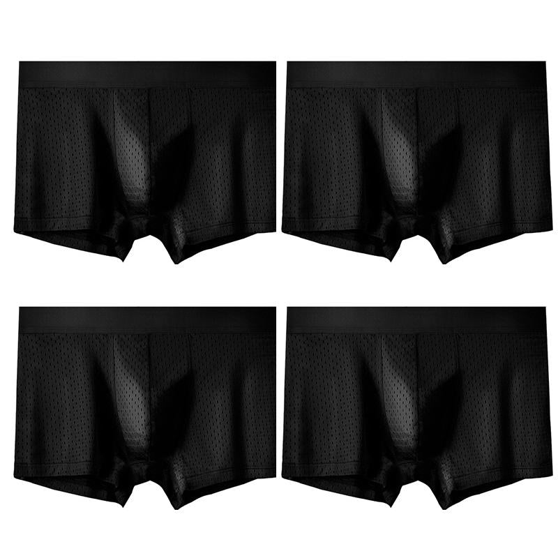 Mesh Breathable Undies And Comfortable Men Panties Ice Silk-MF01717-Veeddydropshipping