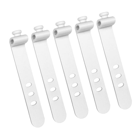 5pcs Silicone Data Cable Winder Headphone Clip Organizer Cord Tie for Power Mouse Headset-PA00867-Veeddydropshipping