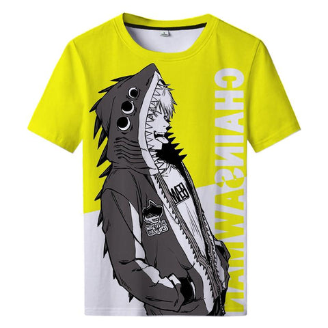 Japanese fashion anime chainsaw man 3d printed T-shirt-MF00063-Veeddydropshipping