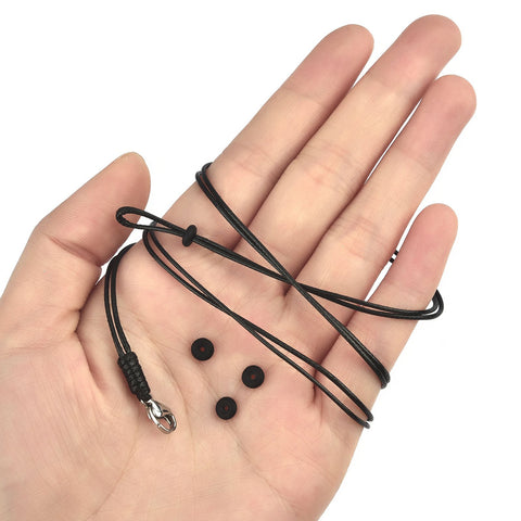 Double Strand Stainless Steel Braid DIY Pendant Necklace Jewelry -JW01608-Veeddydropshipping