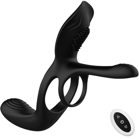 Vibrating Cock Ring Sex Toy Adult Goods For Men Ejaculation Delay Penis Extender-BH01229-Veeddydropshipping