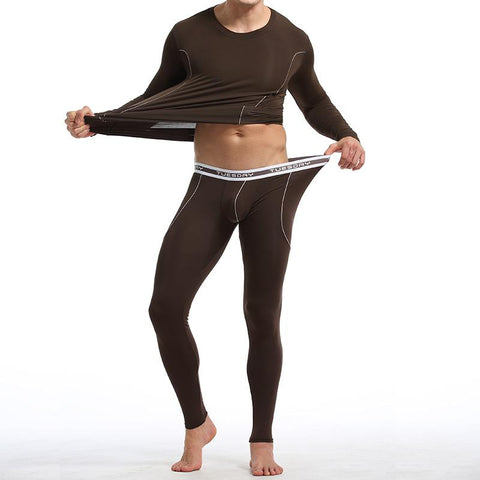 Men Winter Thermo Underwear Long Johns Winter Clothes Men Thick Thermal-MF01628-Veeddydropshipping
