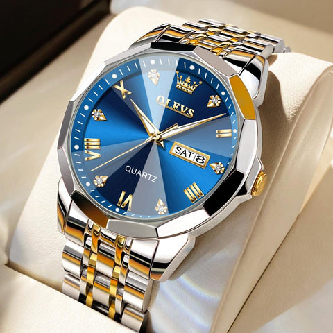 Stainless Steel Strap Waterproof Men Wristwatch Business -JW00825-Veeddydropshipping