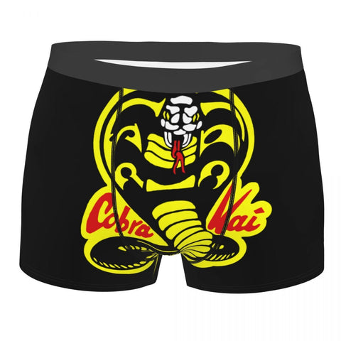Underwear Snake Karate Dojo Anime Boxer Shorts Panties Novelty Soft-MF01433-Veeddydropshipping