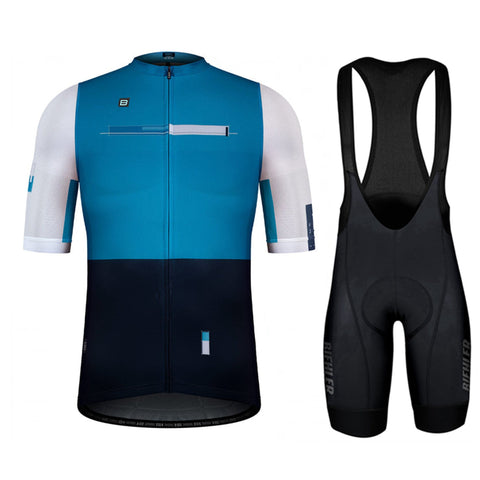 Summer Cycling Jersey Short Sleeves Bibs Shorts Suit Bicycle Clothing Set MTB-OS01078-Veeddydropshipping