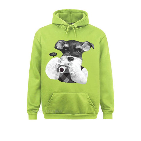 Hoodie Men's Fun Schnauzer Camera Shirt Fashion Top-Veeddydropshipping