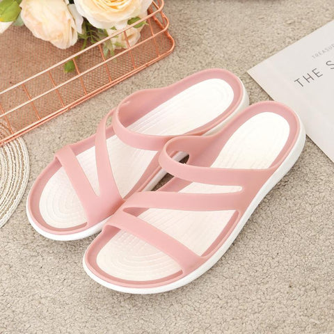 Flat Bottom Anti Slip Slippers Beach Skating Casual Shoes Women&#39;s-BS01139-Veeddydropshipping