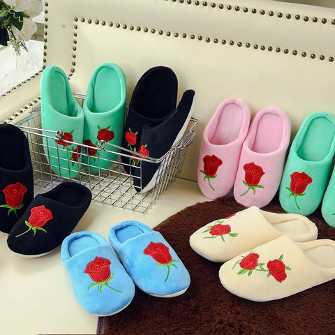 Plush Lovers Home Slippers Anti-slip House Floor Shoes-BS01155-Veeddydropshipping