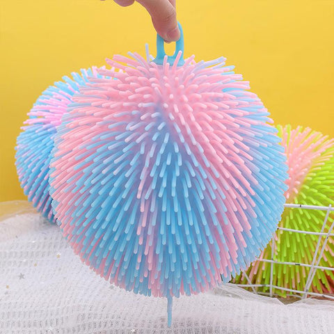 Fun New Luminous Two-color Decompression Toys Squeeze Ball-TB01538-Veeddydropshipping