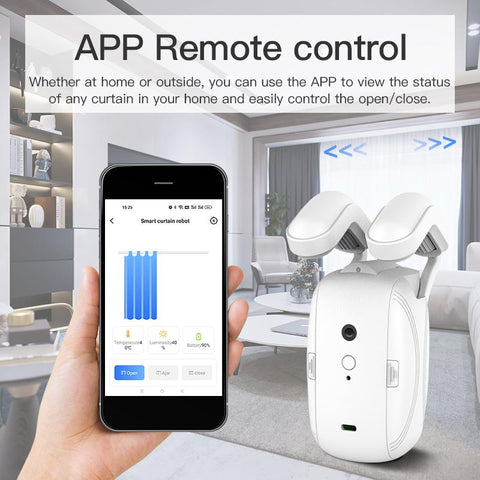 Tuya Smart Home Automatic Curtain Robot WiFi Bluetooth Electric Intelligence-TI01055-Veeddydropshipping