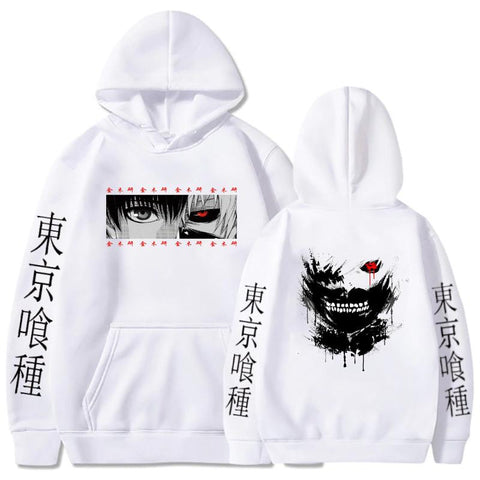 Anime Hoodie Men's Tokyo ghoul Hoodie Men's Casual Loose Print-Veeddydropshipping