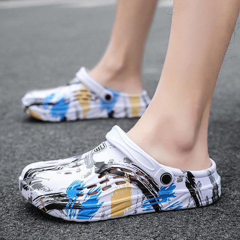 Memory Hospital Shoes Men Slip On Beach Water Slippers-BS01450-Veeddydropshipping